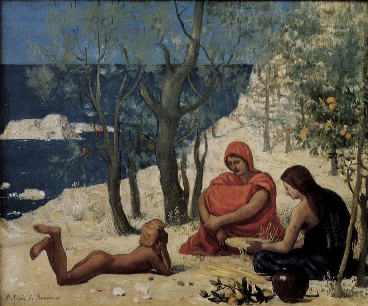 Pierre Puvis de Chavannes - La roccia bianca